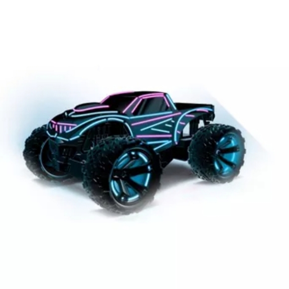 LumiTek R/C Neon Giant Monster Truck - Picture 2 of 6